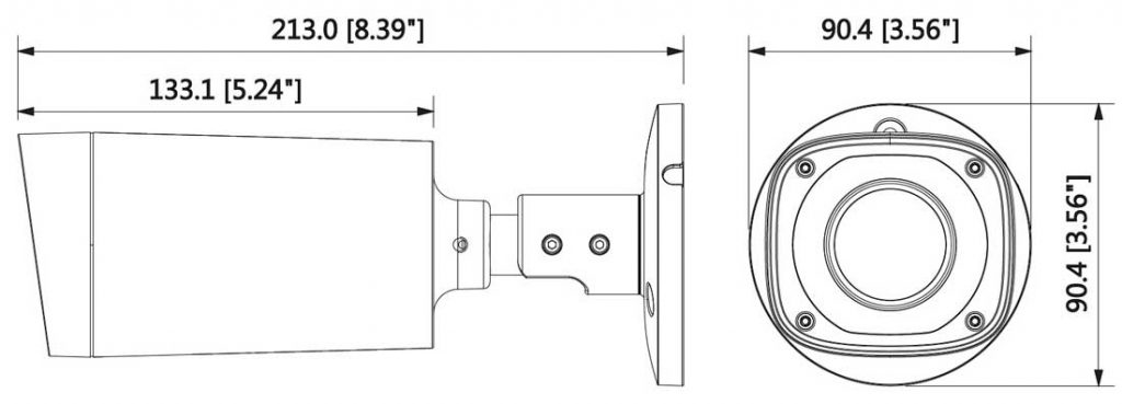 مشخصات دوربین مداربسته تحت شبکه داهوا مدل DAHUA IPC-B2A30