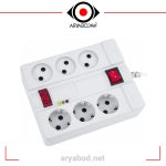 محافظ ولتاژ 6 خانه دیجیتال پارت الکتریک مدل 2060 PROTECTOR-PARTELECTRIC