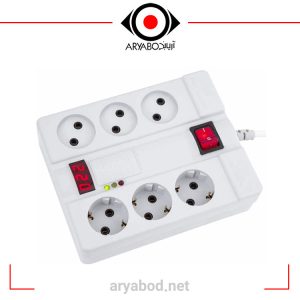 محافظ ولتاژ 6 خانه دیجیتال پارت الکتریک مدل 2060 PROTECTOR-PARTELECTRIC