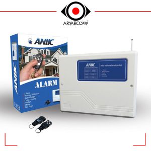 دزدگیر اماکن آنیک مدل A260 سیستم اعلام سرقت دزدگیر چهار زون با سیم و یک زون بی سیم قابل کنترلزون ۲۴ ساعته شارژ اتوماتیک فرمان در بازکن