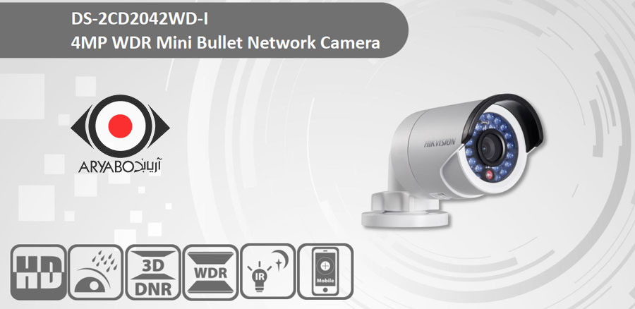 دوربین مداربسته تحت شبکه هایک ویژن مدل DS-2CD2042WD-I