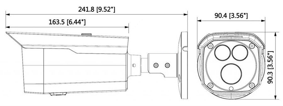 مشخصات دوربین مداربسته تحت شبکه داهوا مدل DH-IPC-HFW4431DP-BAS