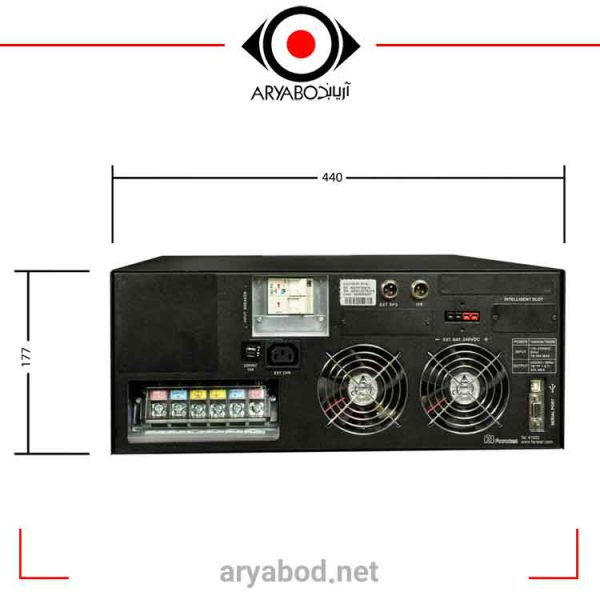 مشخصات یو پی اس فاراتل سری Cadillac مدل FARATEL-CAD10KX1-RT-4U