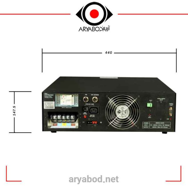 مشخصات یو پی اس فاراتل سری SDC مدل FARATEL-SDC6000X-RT-3U