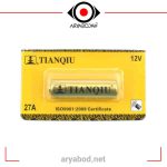 باتری ریموت کنترل TIANQIU مدل 27A AIkaIine