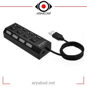هاب 4 پورت USB پورتز مدل HI-SPEED