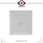 فیس پلیت یک پورت لن سن Lansan Faceplate 1 Ports