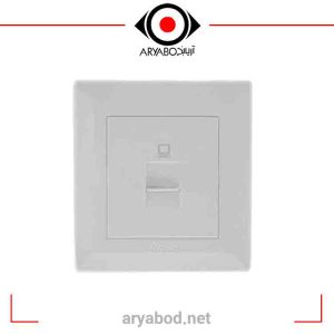 فیس پلیت یک پورت لن سن Lansan Faceplate 1 Ports